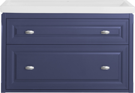 Тумба под раковину ASB-Woodline   Кастелло 80 12061 (синий)